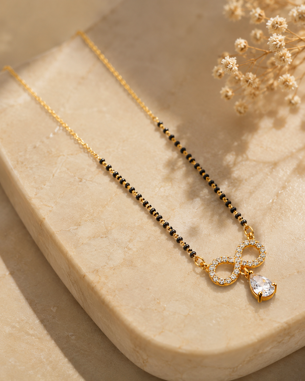 Belliza Jewels Infinity Spark Mangalsutra