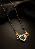 Belliza Jewels Heart Shine Gold Plated Mangalsutra
