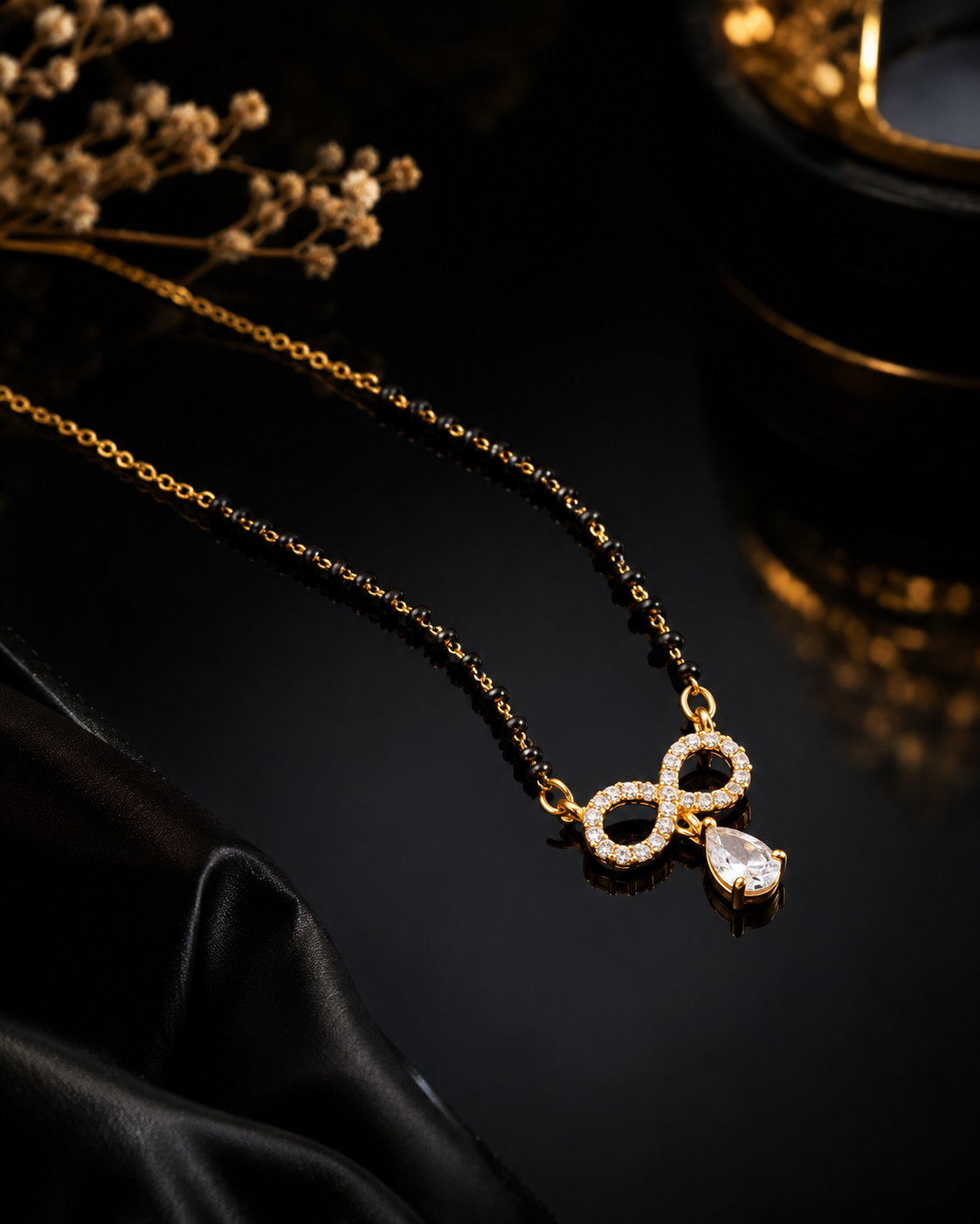 Belliza Jewels Infinity Spark Mangalsutra