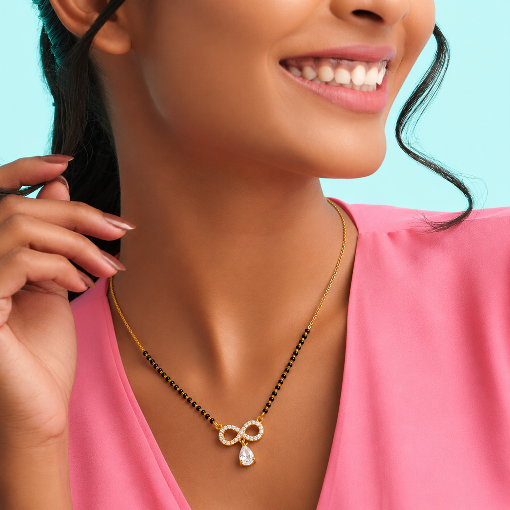 Belliza Jewels Infinity Spark Mangalsutra