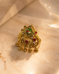 Belliza Jewels Royal Elephant Temple Ring