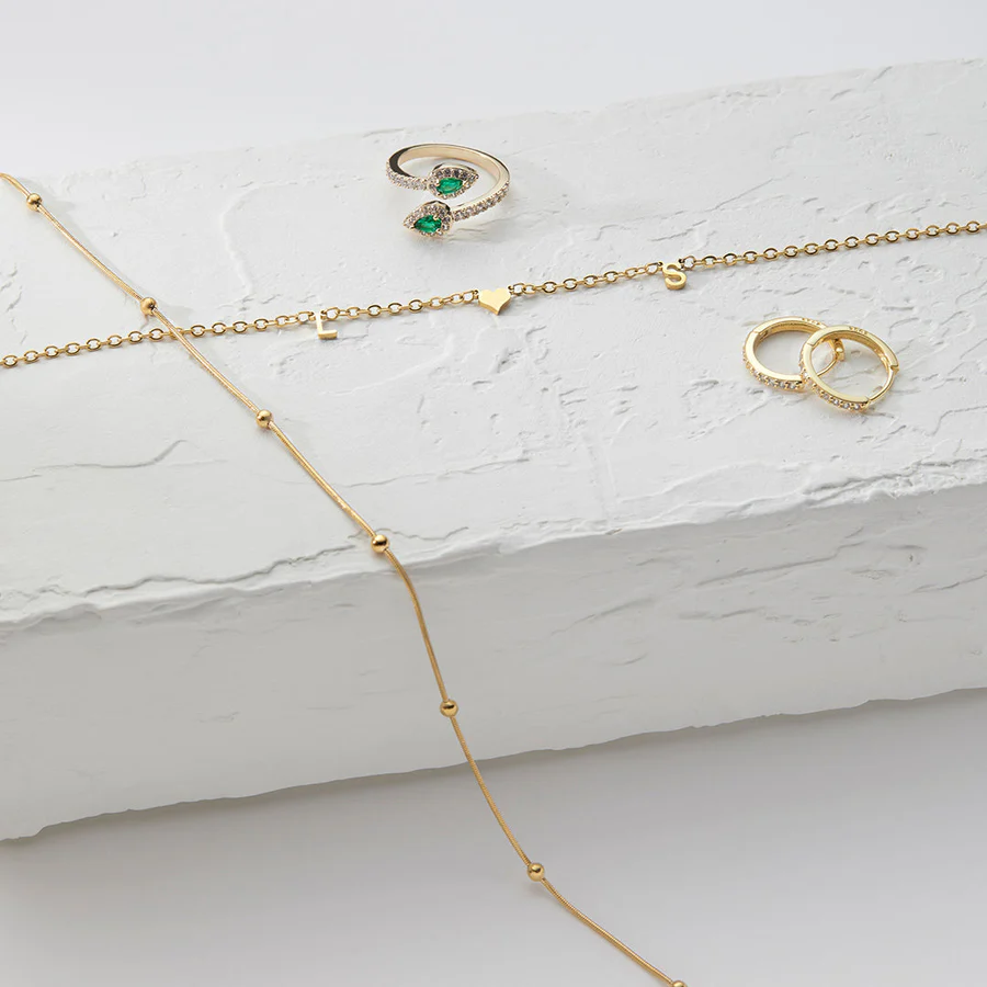 Pave Huggie Hoop Earrings - Image 4